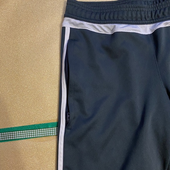 Gray & White Adidas Track Pants - Picture 3 of 8